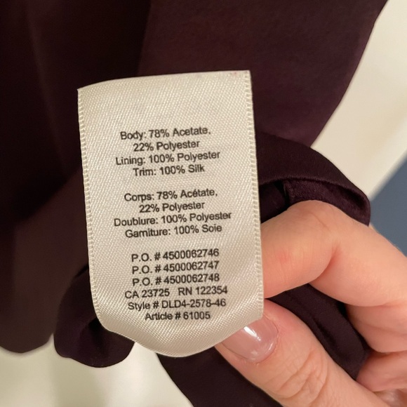 Wilfred Deep Burgundy Camisole (XS) - Picture 5 of 5